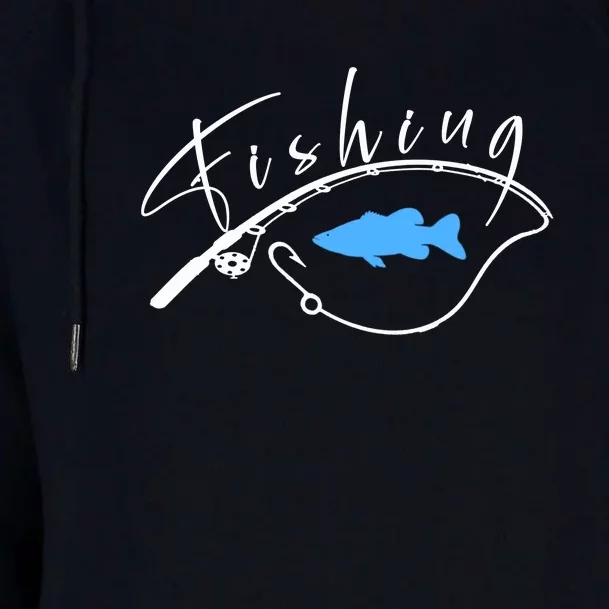 Gone Fishing | Love Fishing Womens Funnel Neck Pullover Hood