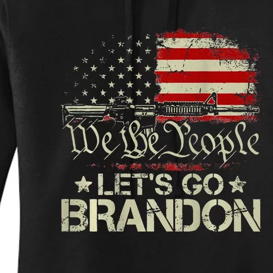 Gun Flag Lets Go Branson Brandon Lets Go Branson Women's Pullover Hoodie