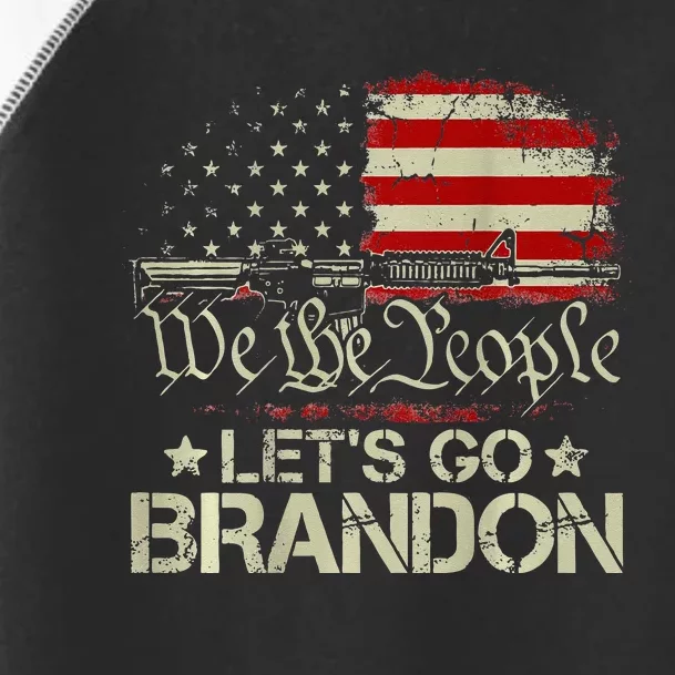 Gun Flag Lets Go Branson Brandon Lets Go Branson Toddler Fine Jersey T-Shirt