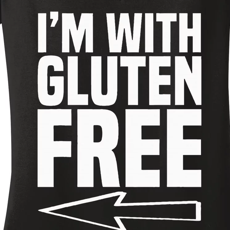 Gluten Free Lifestyle Wheat Celiac Disease Awareness Women's V-Neck T-Shirt