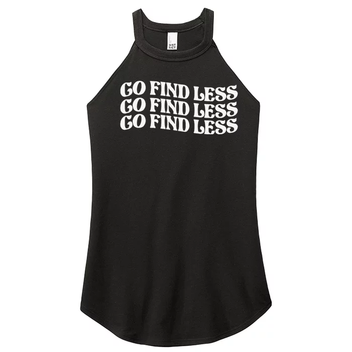 Go Find Less Women’s Perfect Tri Rocker Tank