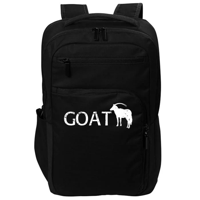 Goat Funny Logo Impact Tech Backpack