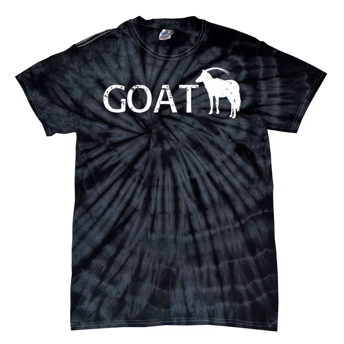 Goat Funny Logo Tie-Dye T-Shirt