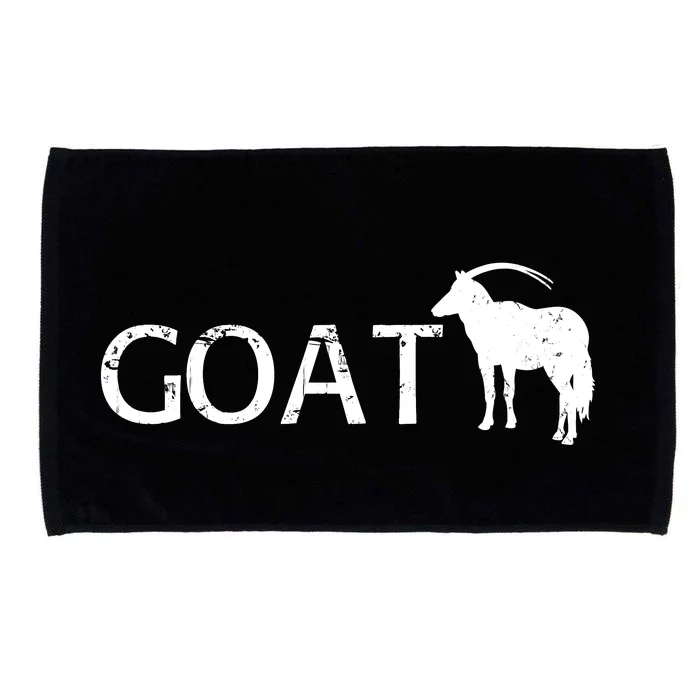 Goat Funny Logo Microfiber Hand Towel