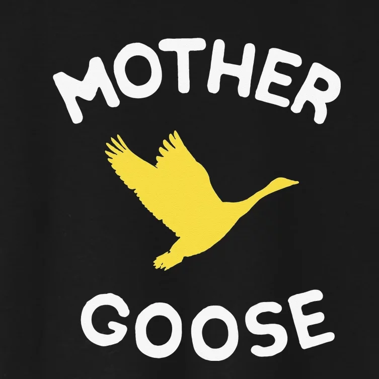 Gift For Mother Cute Funny Mother Goose Women's Crop Top Tee