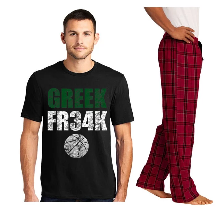 GREEK FR34K Milwaukee Wisconsin Basketball Championship Pajama Set