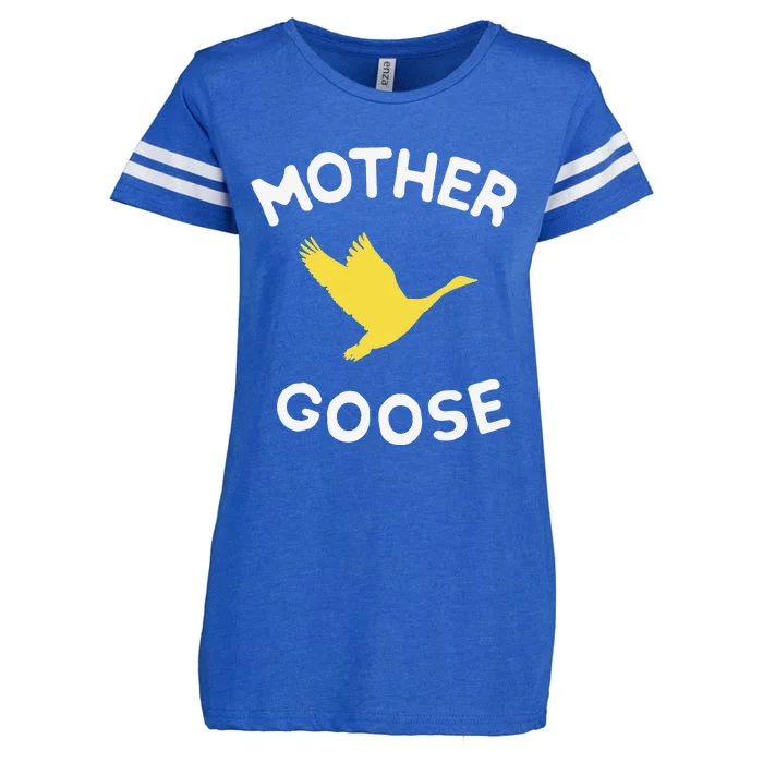 Gift For Mother Cute Funny Mother Goose Enza Ladies Jersey Football T-Shirt