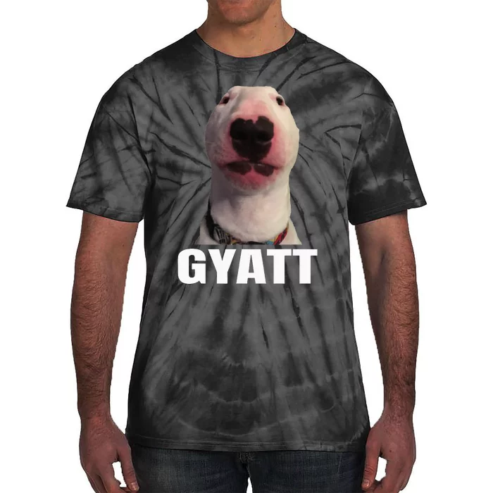 Gyatt Funny Meme Damn Trend Reaction Cringe Gyatt Tie-Dye T-Shirt