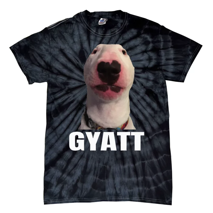 Gyatt Funny Meme Damn Trend Reaction Cringe Gyatt Tie-Dye T-Shirt