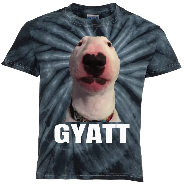 Gyatt Funny Meme Damn Trend Reaction Cringe Gyatt Kids Tie-Dye T-Shirt