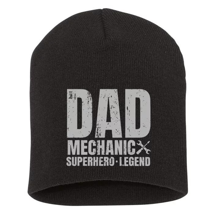 Gift For Mechanic Dad From Daughter Funny Family Gift Short Acrylic Beanie