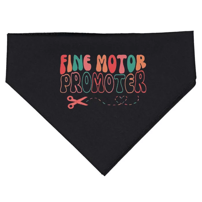 Groovy Fine Motor Promoter Occupational Therapy Ot Therapist USA-Made Doggie Bandana