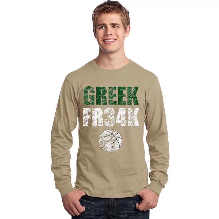 Greek Fr34k Milwaukee Wisconsin Basketball Championship Long Sleeve Shirt