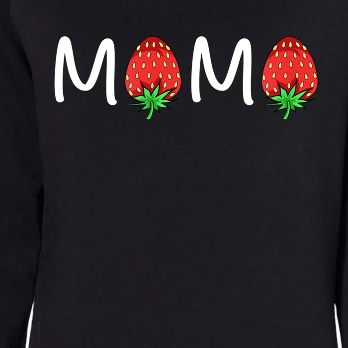 Gift For Mama Cute Strawberry Mama Meaningful Gift Womens California Wash Sweatshirt