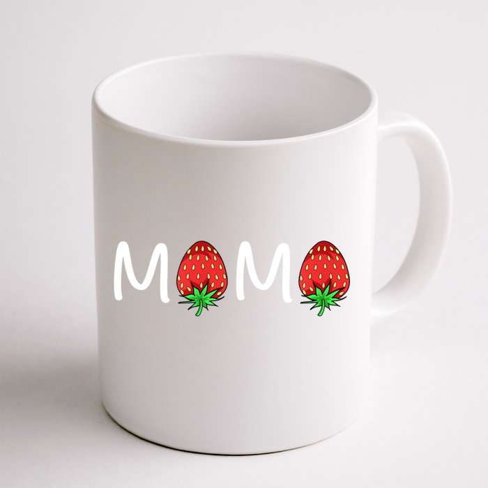 Gift For Mama Cute Strawberry Mama Meaningful Gift Front & Back Coffee Mug