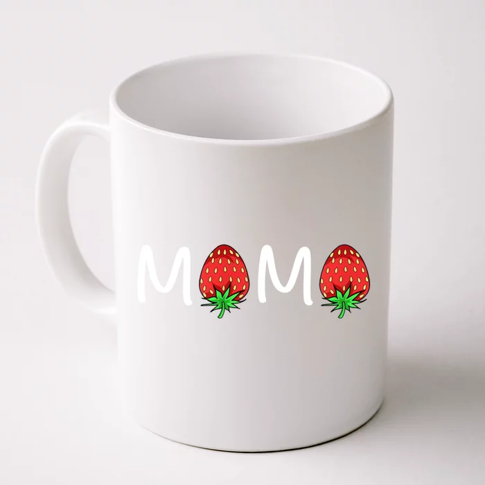 Gift For Mama Cute Strawberry Mama Meaningful Gift Front & Back Coffee Mug