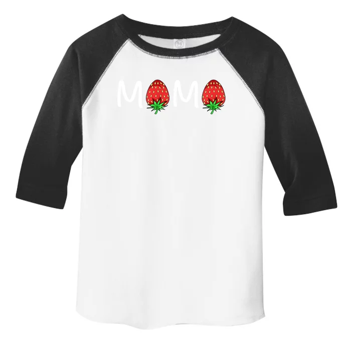 Gift For Mama Cute Strawberry Mama Meaningful Gift Toddler Fine Jersey T-Shirt