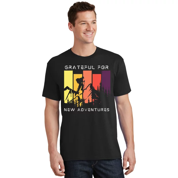 Grateful For New Adventure Inspirational T-Shirt