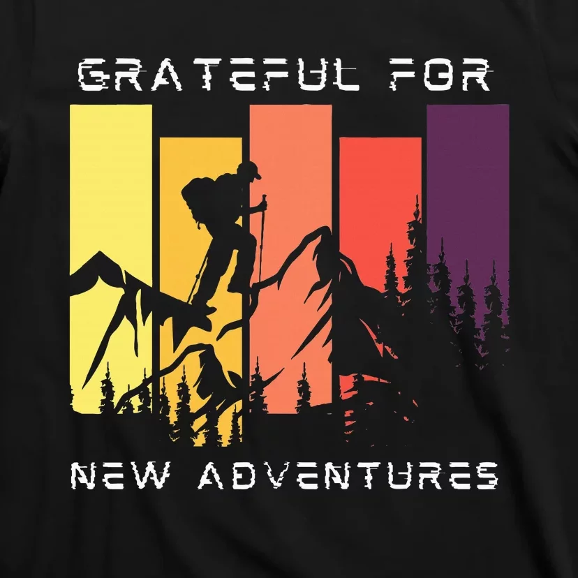 Grateful For New Adventure Inspirational T-Shirt