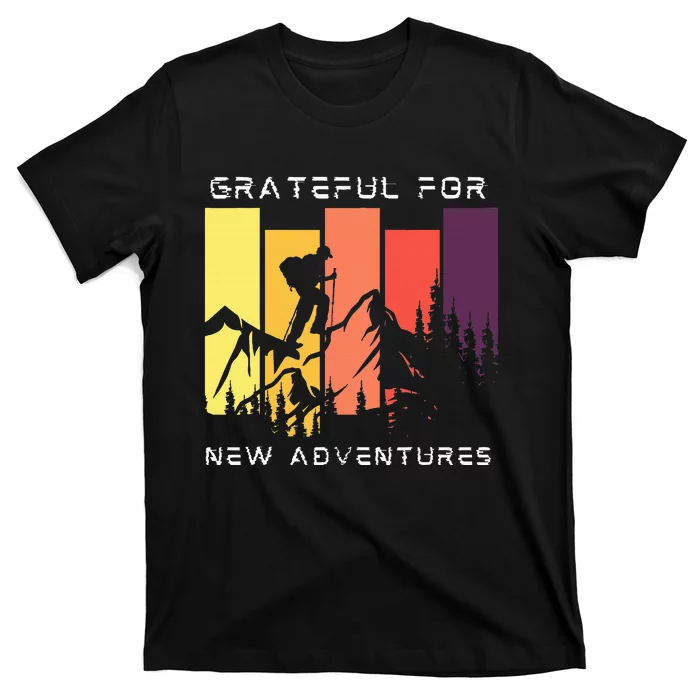 Grateful For New Adventure Inspirational T-Shirt