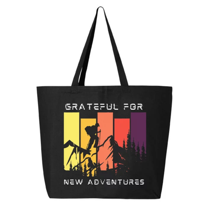 Grateful For New Adventure Inspirational 25L Jumbo Tote