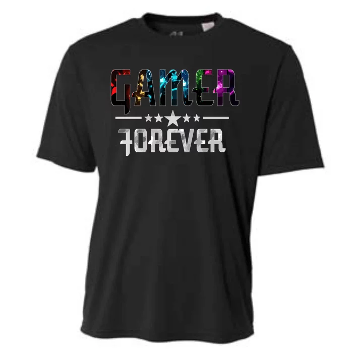 Gamer Forever New Level Update Design Cooling Performance Crew T-Shirt