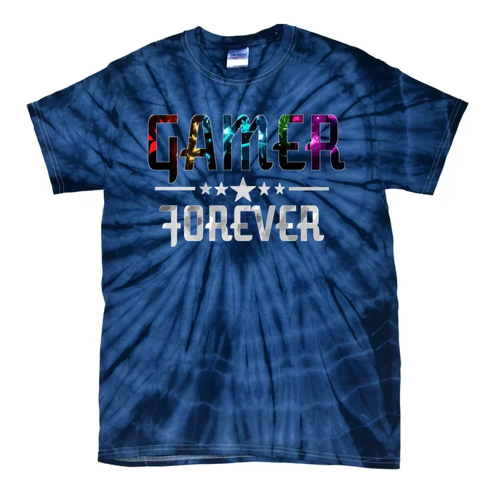 Gamer Forever New Level Update Design Tie-Dye T-Shirt