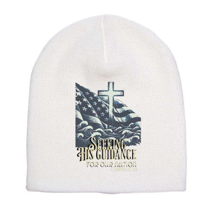 Guidance For Our Nation Bt Short Acrylic Beanie