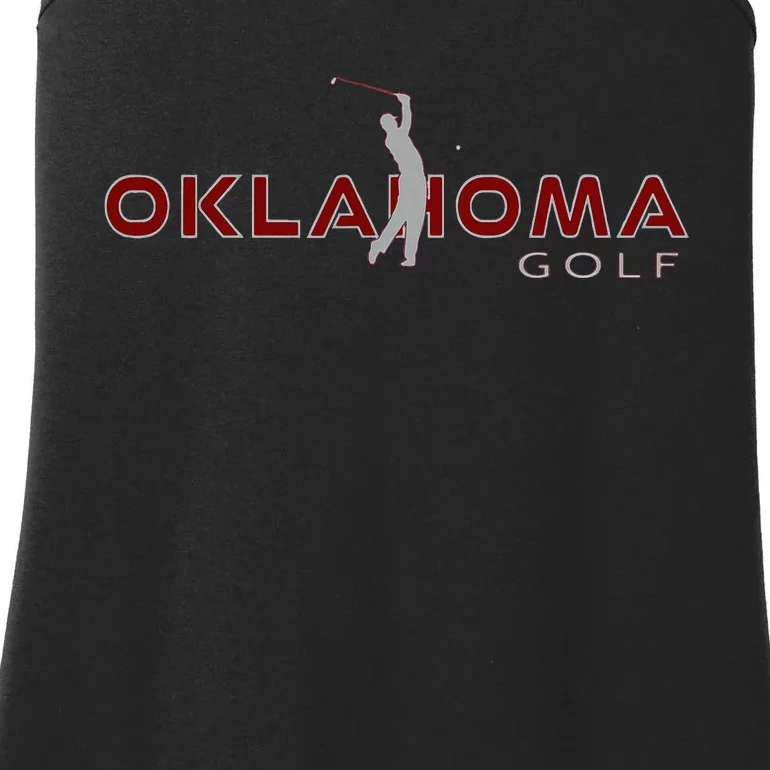 Golfer Fan Oklahoma City Golfing Play Souvenir Oklahoma Golf Ladies Essential Tank