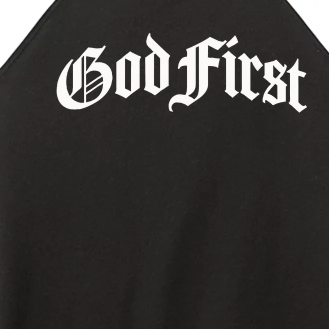 God First Original Women’s Perfect Tri Rocker Tank