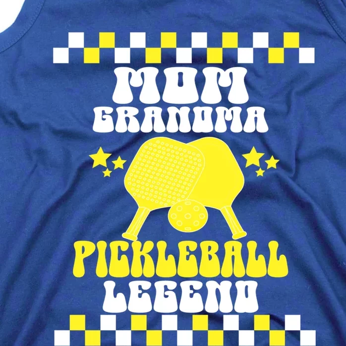 Groovy Funny Pickleball Mom Grandma Pickleball Legend Gift Tank Top