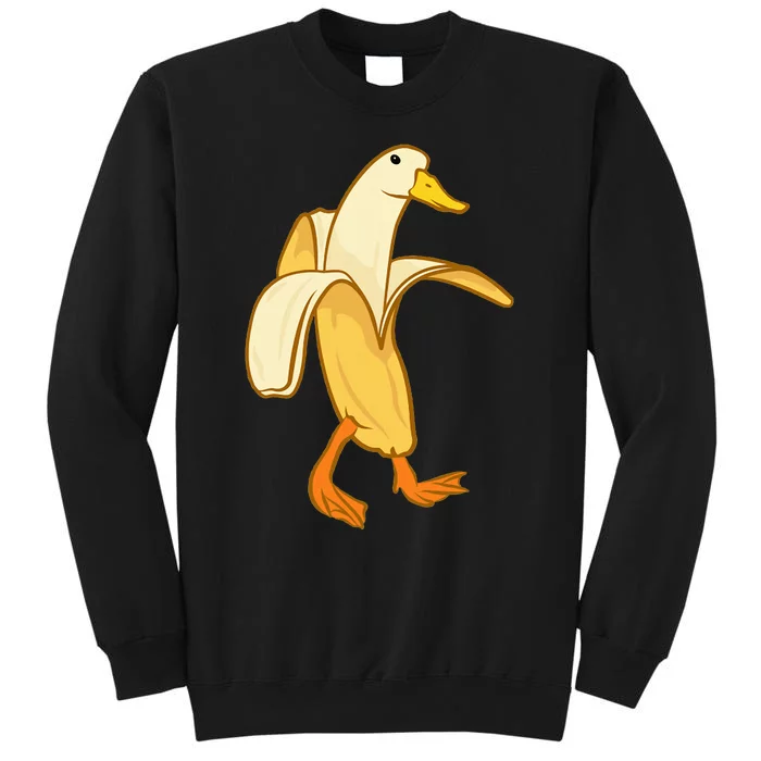 Goose Funny Pictures Goose My Humor Goose Banana Goose Tall Sweatshirt