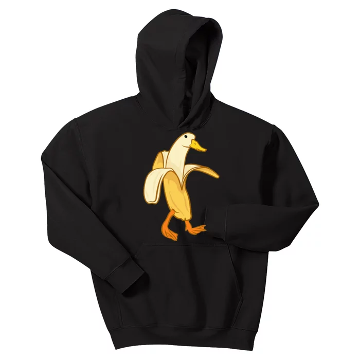 Goose Funny Pictures Goose My Humor Goose Banana Goose Kids Hoodie