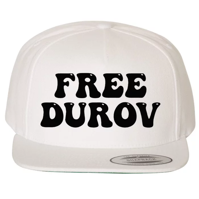 Groovy Free Pavel Durov Privacy Is Not A Crime Wool Snapback Cap