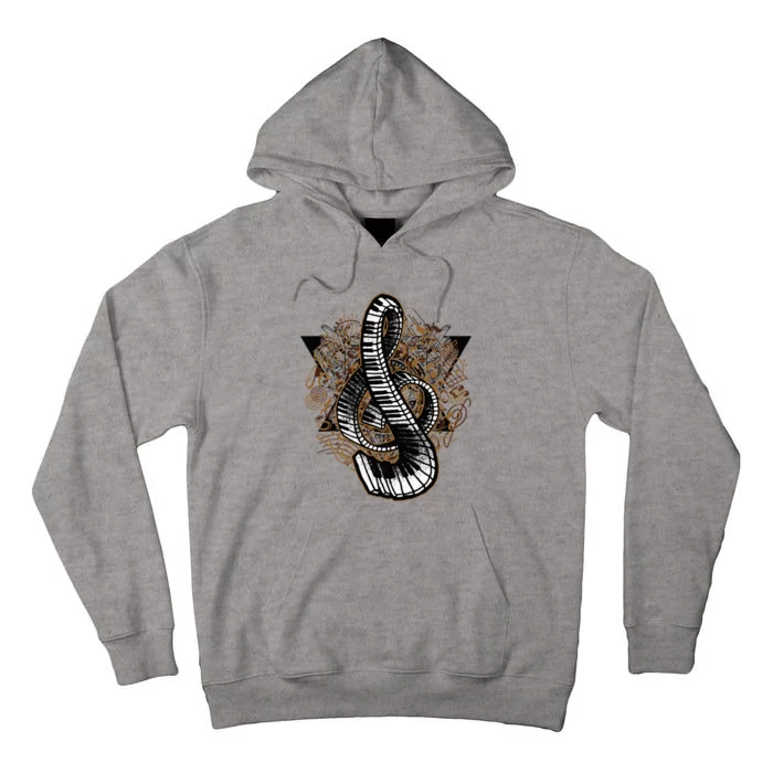 Gifts For Pianist Piano Tall Hoodie