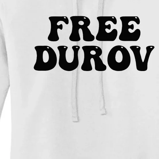 Groovy Free Pavel Durov Privacy Is Not A Crime Women's Pullover Hoodie