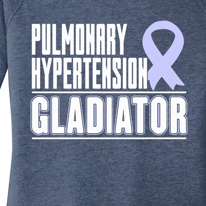 Gift For PH Patients Pulmonary Hypertension Awareness Ribbon Women's Perfect Tri Tunic Long Sleeve Shirt