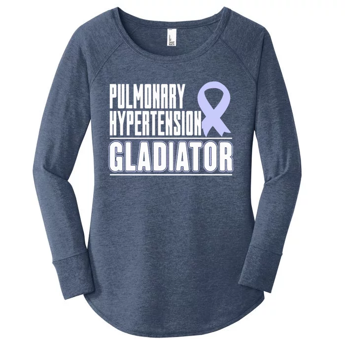 Gift For PH Patients Pulmonary Hypertension Awareness Ribbon Women's Perfect Tri Tunic Long Sleeve Shirt