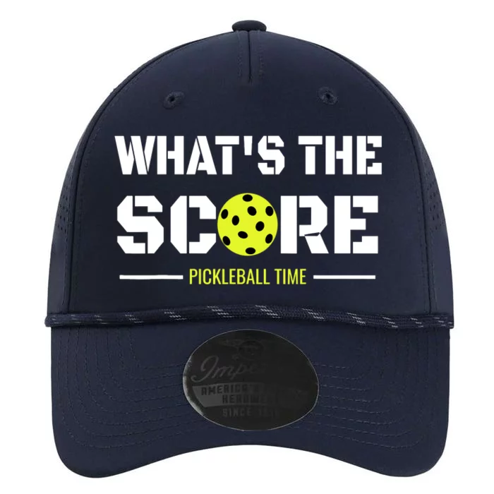 Gift For Pickleball Players With That What's The Score Performance The Dyno Cap