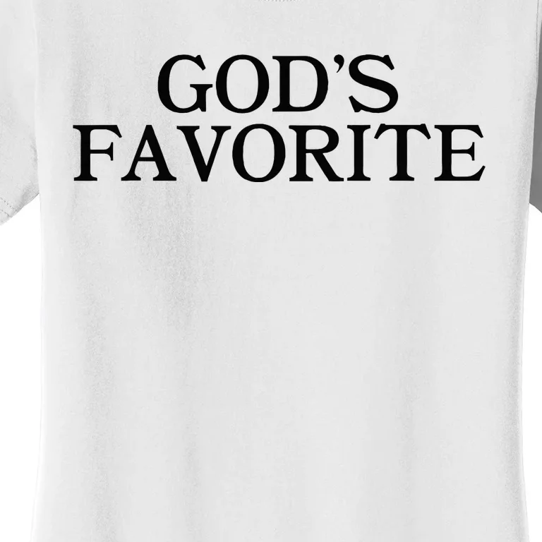 GodS Favorite Religion Love Church Christ Worship Slogan Women's T-Shirt