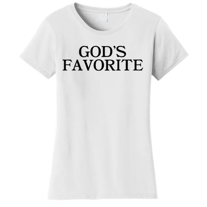 GodS Favorite Religion Love Church Christ Worship Slogan Women's T-Shirt