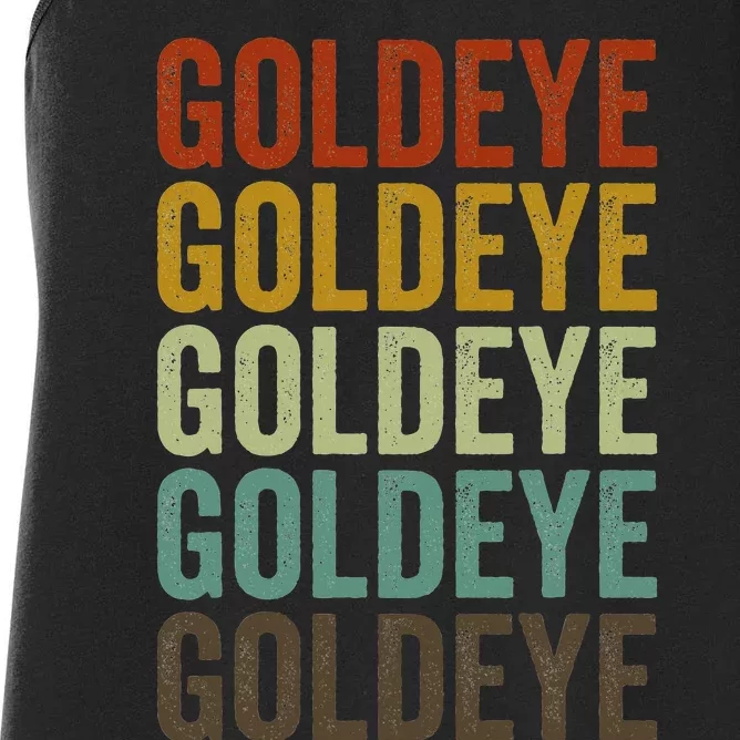 Goldeye Fish Retro Women's Racerback Tank