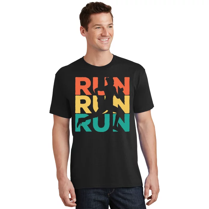 Gift For Runners Retro Vintage Running T-Shirt