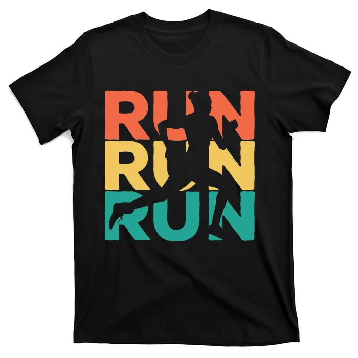 Gift For Runners Retro Vintage Running T-Shirt