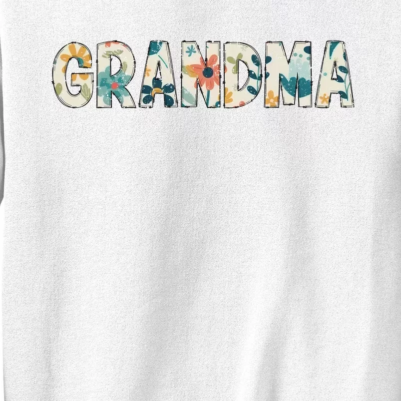 Grandma Floral Retro Sweatshirt