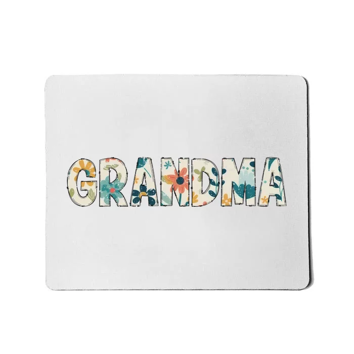 Grandma Floral Retro Mousepad