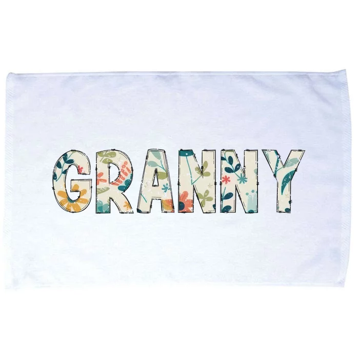 Granny Floral Retro Microfiber Hand Towel