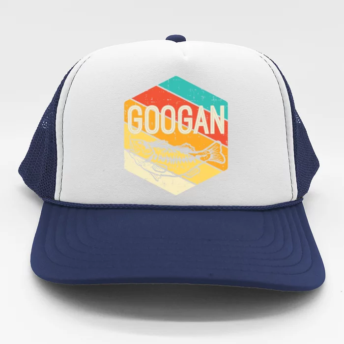 Googan Fish Retro Fishing Fisher Angler Gift Trucker Hat