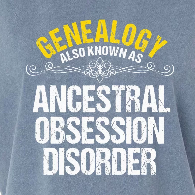 Genealogist Family Researcher History Tree Lineage Genealogy Garment-Dyed Women's Muscle Tee