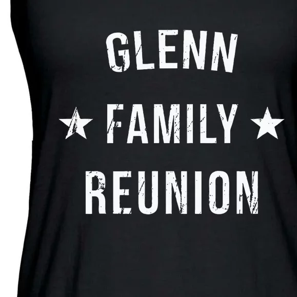 Glenn Family Reunion Matching Squad First Last Name Ladies Essential Flowy Tank